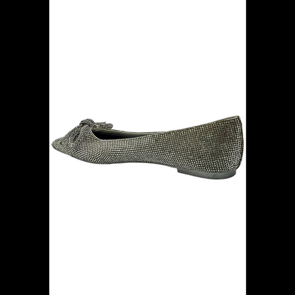 Steve Madden Womens Elina Embellished Silver Sparkle - Medium - Picture 3 of 3